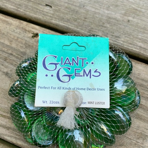 Other - Green/Teal Giant Gems-new!